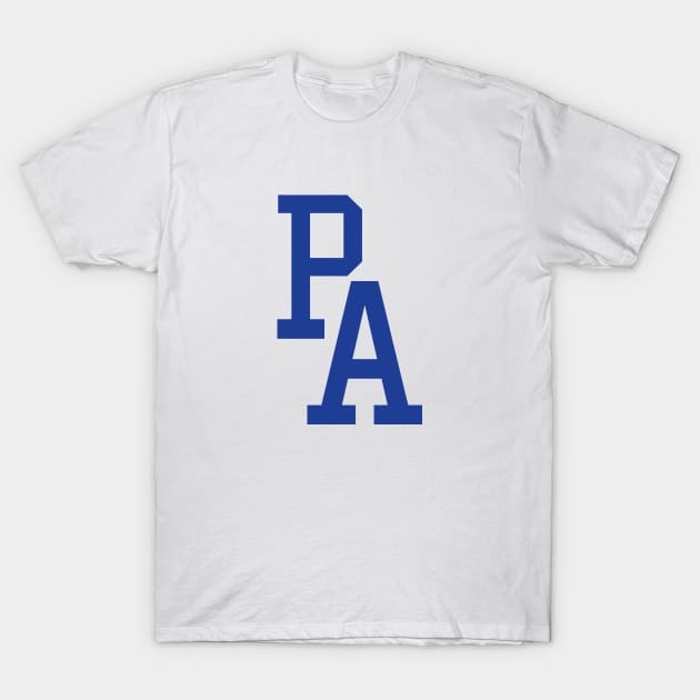 PA Dodger Logo - White T-Shirt by KFig21